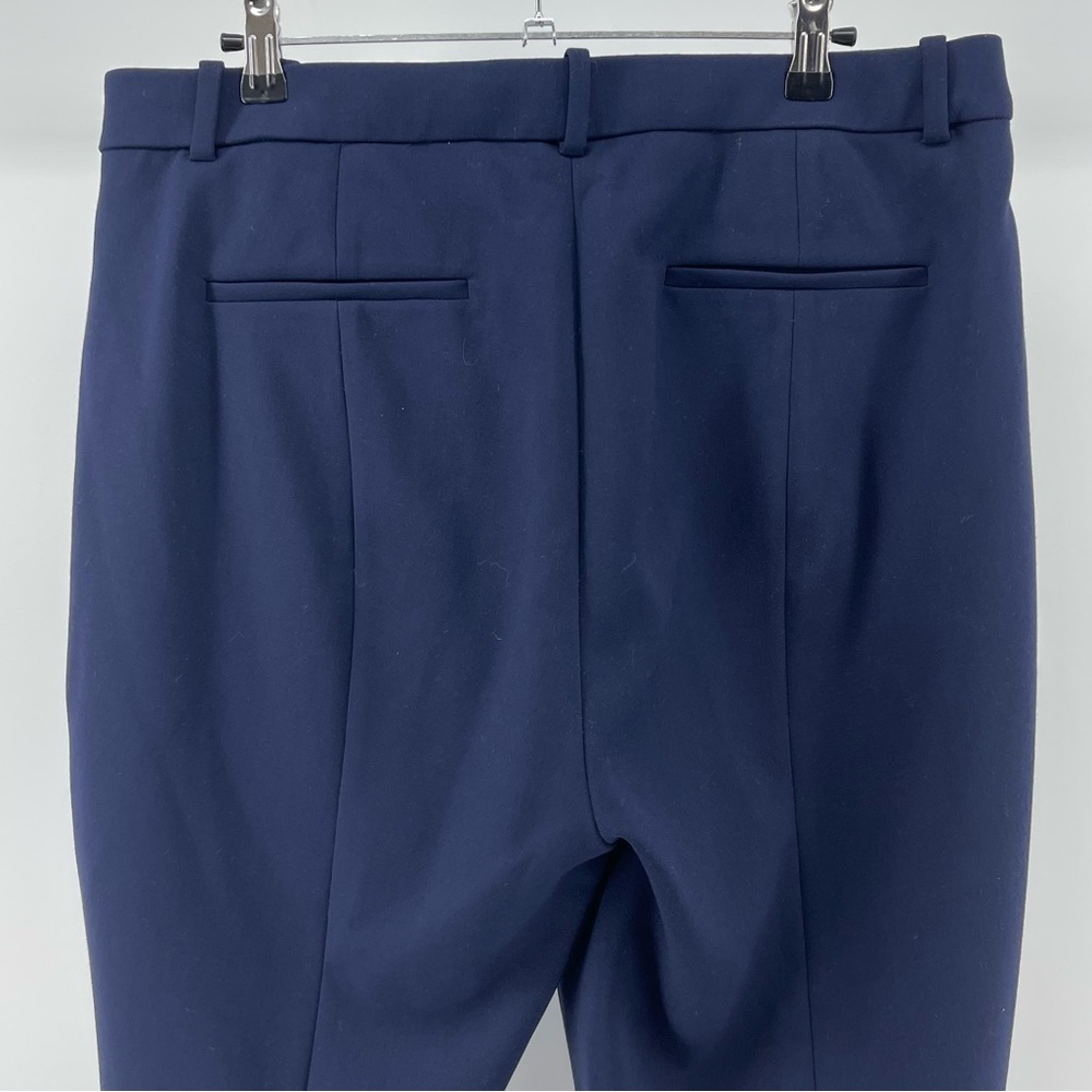 J. Crew High-Rise Cameron Trouser Ankle Pants in Navy Blue, Women's 14 Tall - Picture 7 of 9
